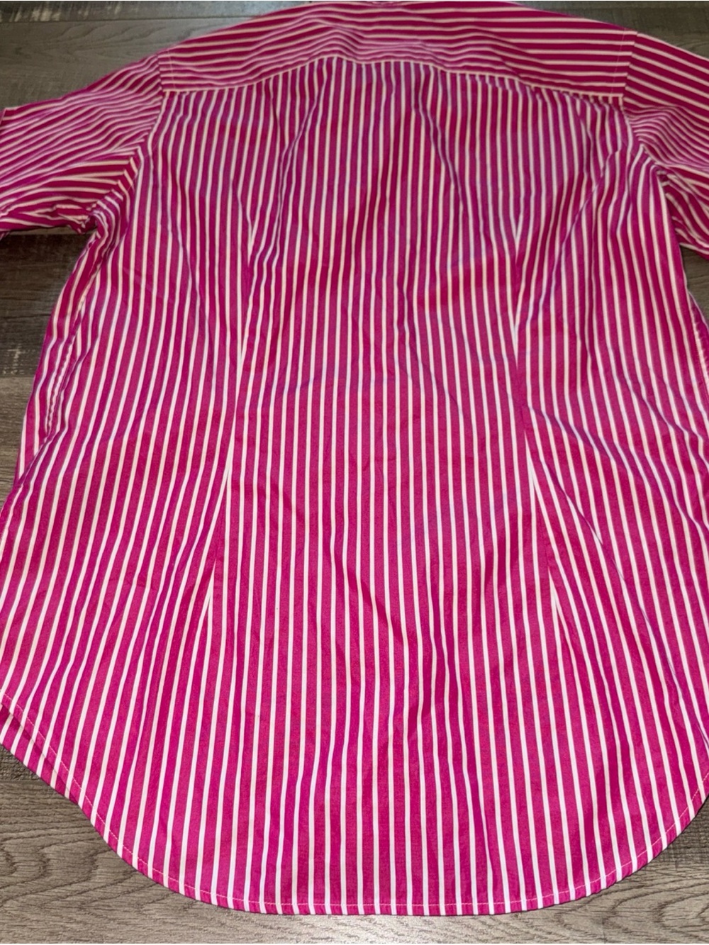 Ralph Lauren Pink Striped Cotton Button-Down Shirt womens 6 - Picture 8 of 8